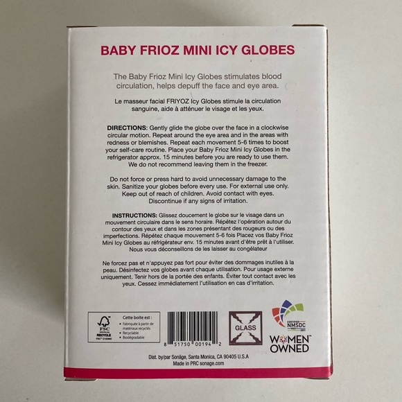 Sonage Baby Frioz Mini Icy Globes - eye depuffing - Picture 3 of 4